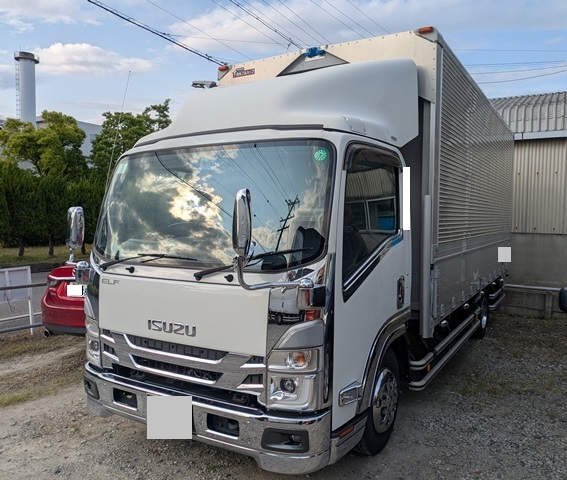 近日入庫予定！いすゞ ｴﾙﾌ ｱﾙﾐｳｲﾝｸﾞ ﾜｲﾄﾞ ﾛﾝｸﾞ 6MT ﾒｯｷ多数 車検付き(令和8年6月19日)1