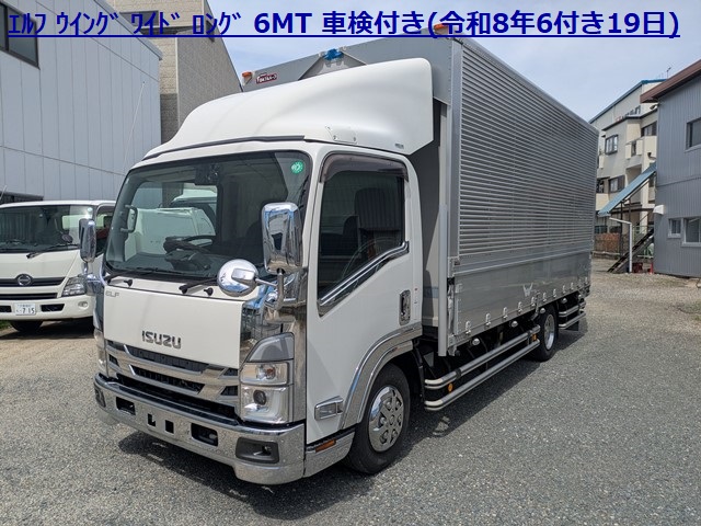 いすゞ ｴﾙﾌ ｱﾙﾐｳｲﾝｸﾞ ﾜｲﾄﾞ ﾛﾝｸﾞ 6MT ﾒｯｷ多数 車検付き(令和8年6月19日)1