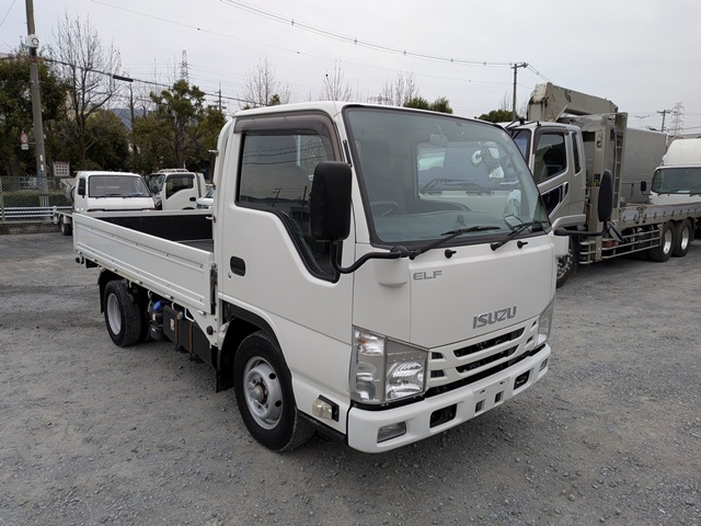 いすゞｴﾙﾌ 平ﾎﾞﾃﾞｨ 4ﾅﾝﾊﾞｰ ﾌﾗｯﾄﾛｰ 5MT 最大積載量1550㎏3