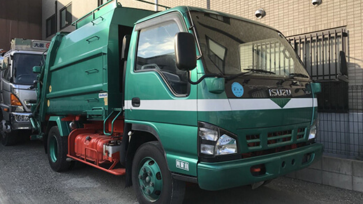 エルフ プレス式パッカー車