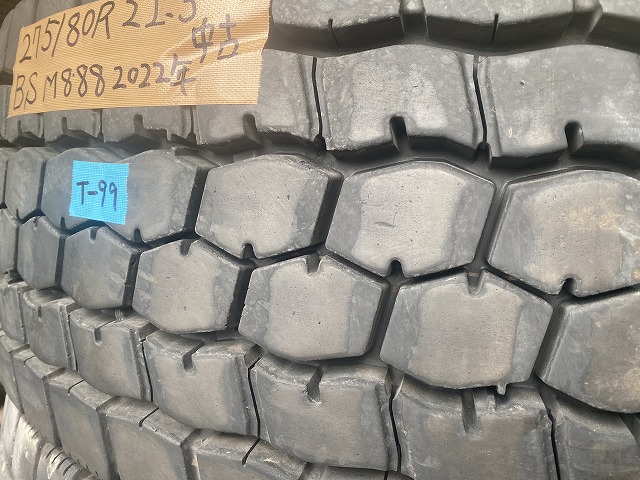 中古品 BS 275/80R22.5 M888 2022年製3