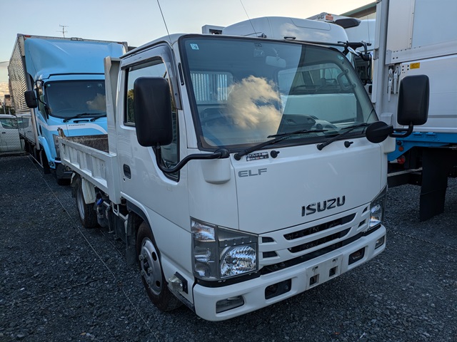 いすゞｴﾙﾌ 3t 低床ﾀﾞﾝﾌﾟ新明和製3