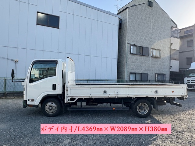 いすゞ ｴﾙﾌ 平ﾎﾞﾃﾞｨ ﾜｲﾄﾞ ﾛﾝｸﾞ ﾌﾙﾌﾗｯﾄﾛｰ 5MT GVW5ｔ未満限定普通免許対応4