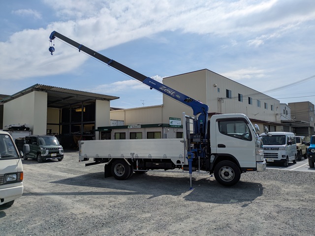 三菱ふそう ｷｬﾝﾀｰ ｸﾚｰﾝ付きｱﾙﾐﾌﾞﾛｯｸ 最大積載量3050㎏ 車検付き(令和8年7月8日)3