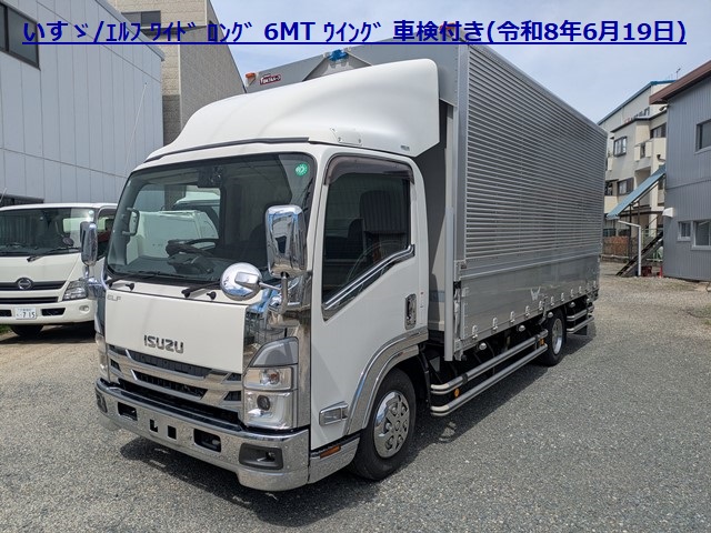 いすゞ ｴﾙﾌ ｱﾙﾐｳｲﾝｸﾞ ﾜｲﾄﾞ ﾛﾝｸﾞ 6MT ﾒｯｷ多数 車検付き(令和8年6月19日)1