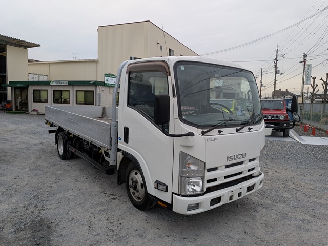 いすゞ ｴﾙﾌ ｱﾙﾐﾌﾞﾛｯｸ 標準 ﾛﾝｸﾞ ﾌﾙﾌﾗｯﾄﾛｰ 5MT GVW5t未満3