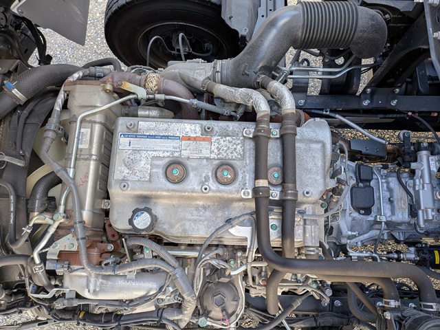 日野/ﾚﾝｼﾞｬｰ 格納PG付きｱﾙﾐｳｲﾝｸﾞ ﾊｲﾙｰﾌ ｴｱｻｽ ﾜｲﾄﾞ 6MT 107千㎞25