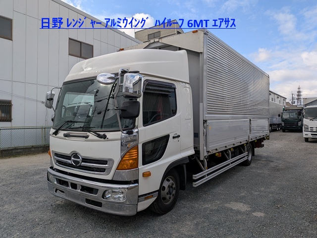 日野 ﾚﾝｼﾞｬｰ ｱﾙﾐｳｲﾝｸﾞ ﾊｲﾙｰﾌ 6MT ｴｱｻｽ1