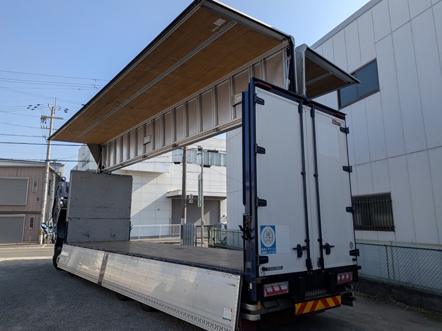 いすゞ ｷﾞｶﾞ ｱﾙﾐｳｲﾝｸﾞ ﾐﾄﾞﾙﾙｰﾌ ｽﾑｰｻｰGx ｱﾙﾐﾎｲｰﾙ ｴﾝｼﾞﾝ載せ替え12