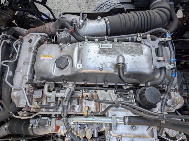 いすゞ ｷﾞｶﾞ ｱﾙﾐｳｲﾝｸﾞ ﾐﾄﾞﾙﾙｰﾌ ｽﾑｰｻｰGx ｱﾙﾐﾎｲｰﾙ ｴﾝｼﾞﾝ載せ替え23