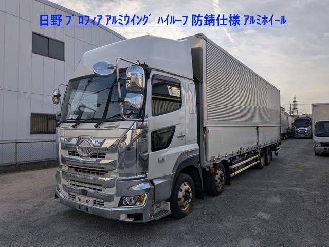 日野 ﾌﾟﾛﾌｨｱ ｱﾙﾐｳｲﾝｸﾞ ﾊｲﾙｰﾌ 防錆仕様  ｱﾙﾐﾎｲｰﾙ1