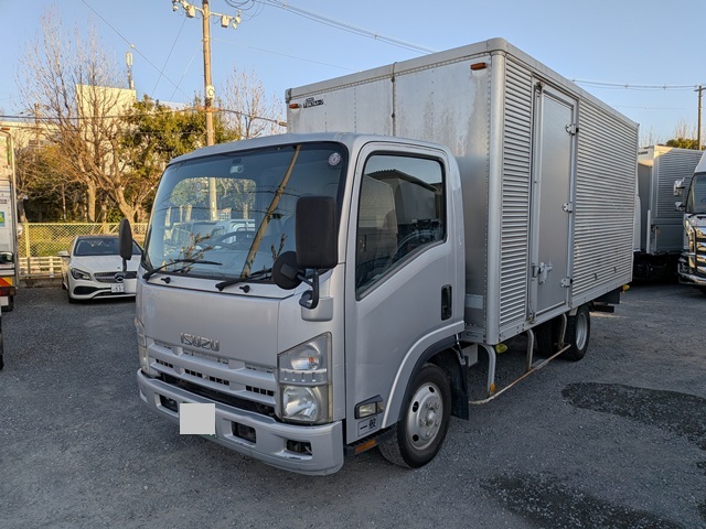 近日入庫予定! いすゞ エルフ アルミバン ワイド ロング フルフラットロー 6MT 360千㎞1