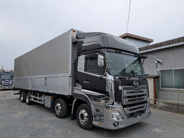 近日入庫予定！UDﾄﾗｯｸｽ ｸｵﾝ 格納PG付きｱﾙﾐｳｲﾝｸﾞ ﾊｲﾙｰﾌ ｴｽｺｯﾄ ｱﾙﾐﾎｲｰﾙ ﾒｯｷ多数 車検付き(令和8年9月25日)3