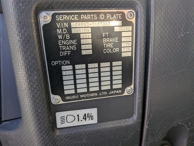 いすゞ ﾌｫﾜｰﾄﾞ ｱﾙﾐｳｲﾝｸﾞ ﾜｲﾄﾞ6MT ﾘｰﾌｻｽ 240PS 210千㎞18