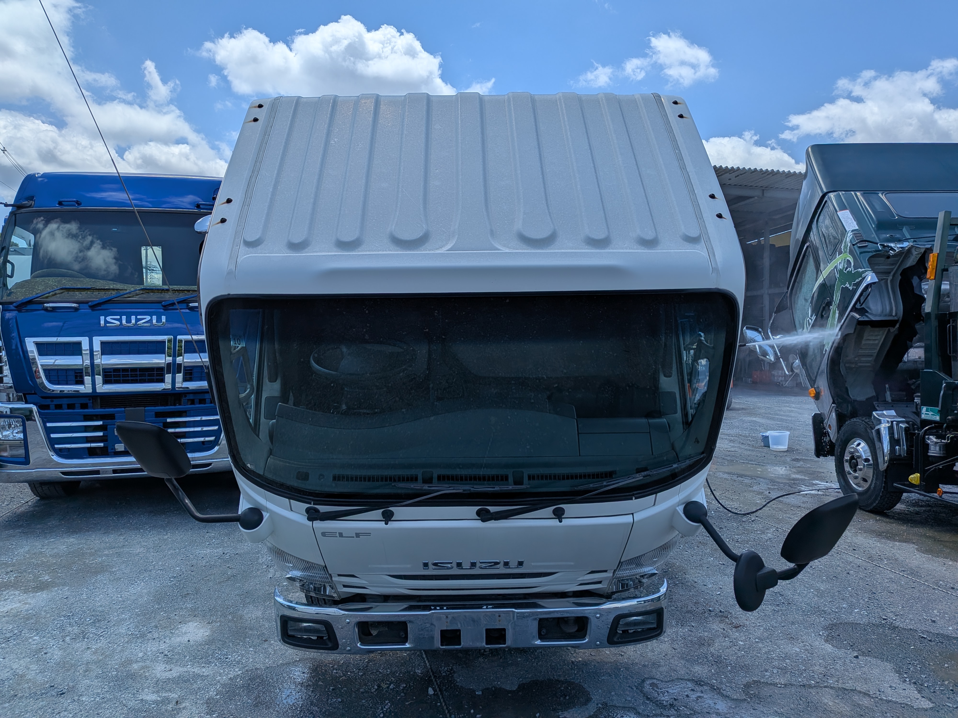 近日入庫予定！ いすゞ/ｴﾙﾌ ｱﾙﾐﾊﾞﾝ/ｻｲﾄﾞﾄﾞｱ付き 標準幅 10尺 ｽﾑｰｻｰEx 車検付き(R8年10月29日)3