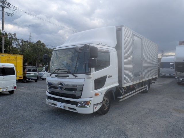日野 レンジャー ハネアゲPG付きアルミバン /サイドドア付き エアサス ワイド 6MT 車検付き(R9.1.8)1