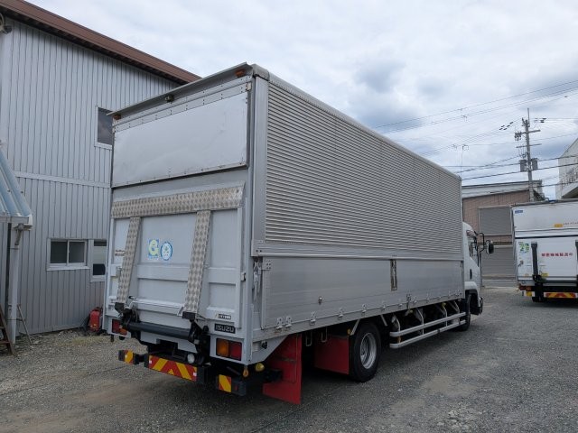 いすゞ ﾌｫﾜｰﾄﾞ 跳ね上げPG付きｱﾙﾐｳｲﾝｸﾞ ﾜｲﾄﾞ 6MT ﾘｰﾌｻｽ 車検付き(R9.3.24)2