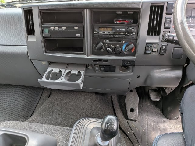 いすゞ ﾌｫﾜｰﾄﾞ 跳ね上げPG付きｱﾙﾐｳｲﾝｸﾞ ﾜｲﾄﾞ 6MT ﾘｰﾌｻｽ 車検付き(R9.3.24)12