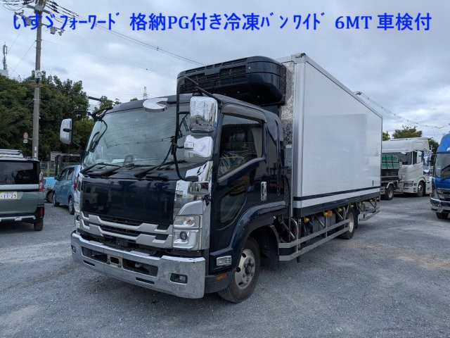 いすゞ フォワード 格納PG付き冷凍バン ワイド 6MT ステン多数 車検付き(令和9年5月5日)1