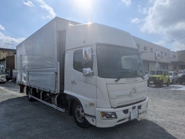 日野 ﾚﾝｼﾞｬｰ ｱﾙﾐｳｲﾝｸﾞ ﾊｲﾙｰﾌ ﾜｲﾄﾞ 6MT ﾘｰﾌｻｽ 車検付き(令和9年3月24日)3